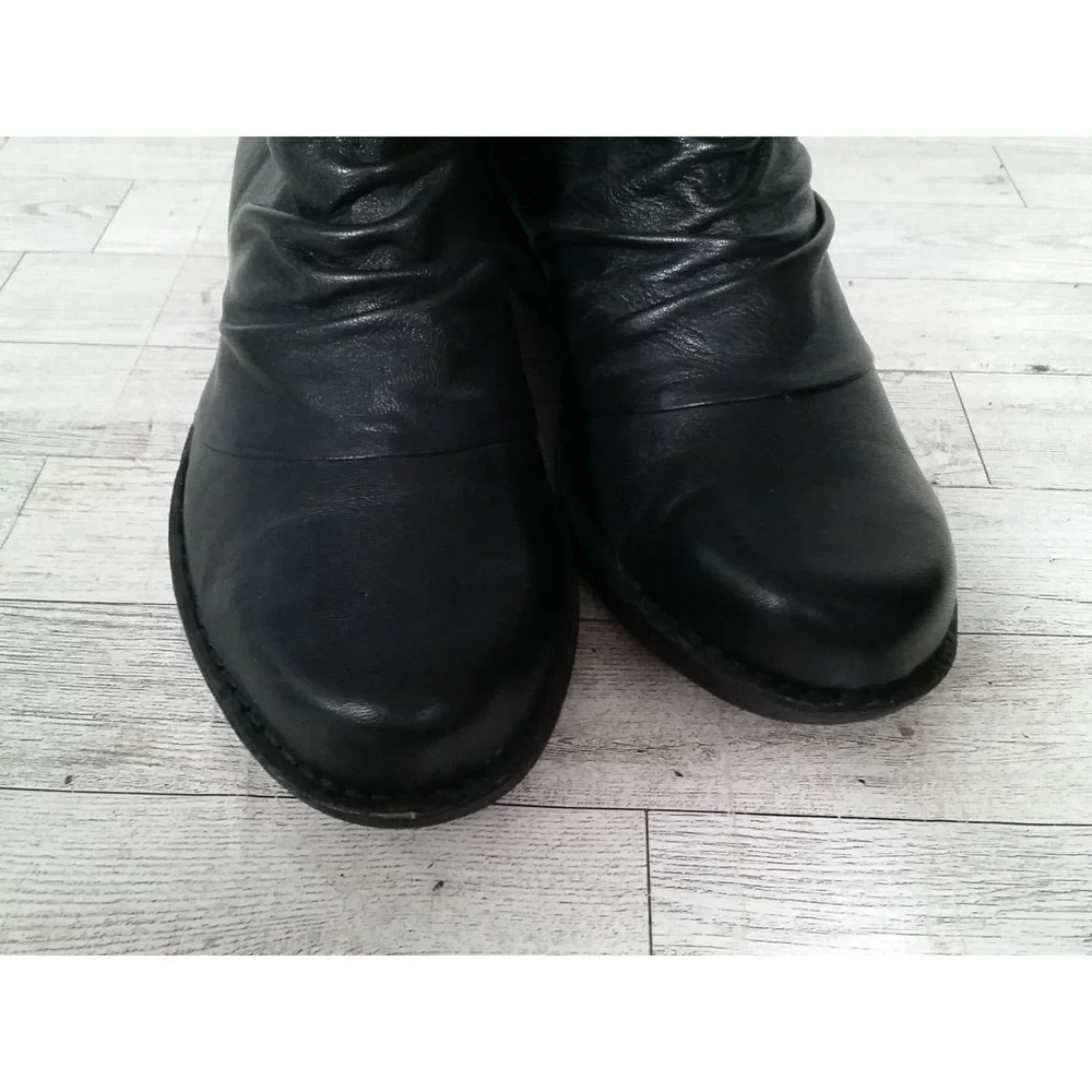 Womens Dansko Arisa Nappa Black Wedge Ankle Boots EU 39 Size 8.5-9 Shoes Booties
